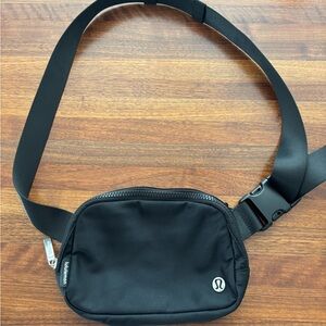 Lulu Lemon Black Crossbody Bag